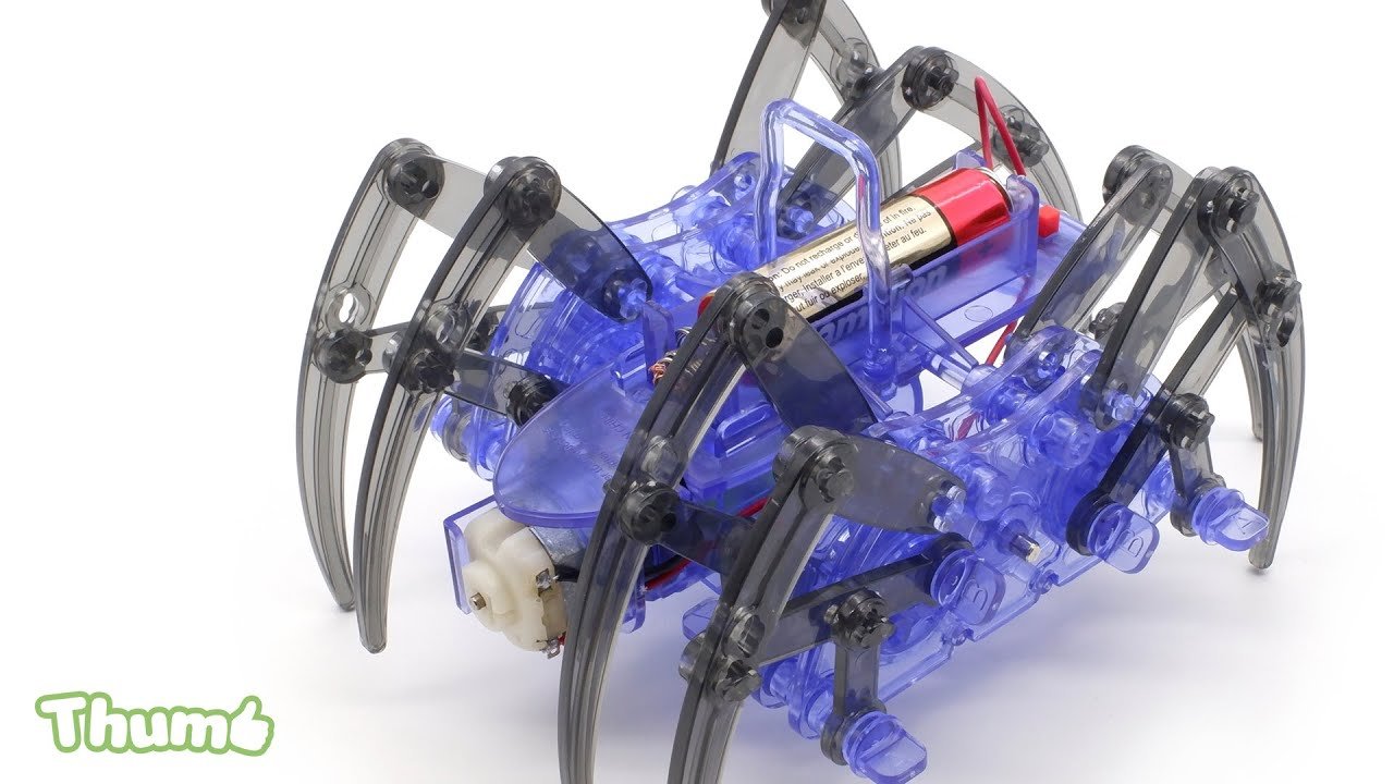 【試玩】 拼砌DIY蜘蛛機械人