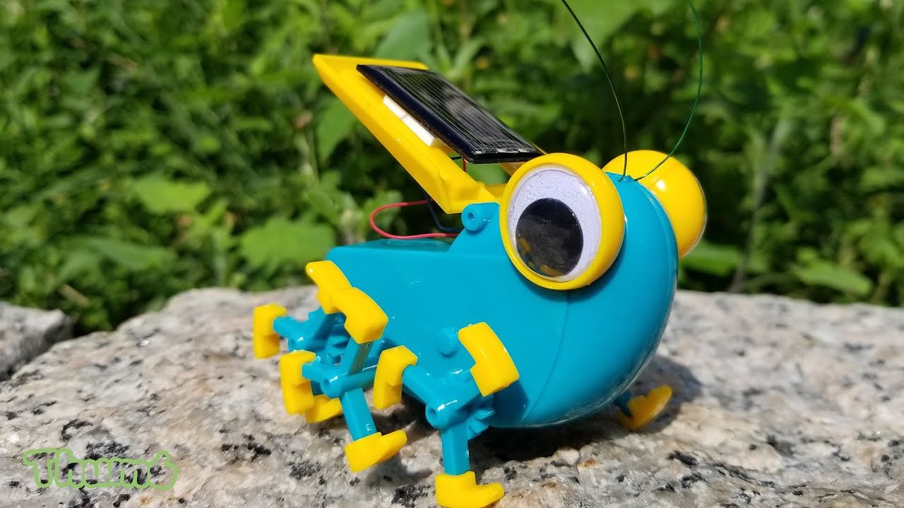 【試玩】 太陽能DIY大眼蟲 Stem Toys - DIY_Solar_Insect