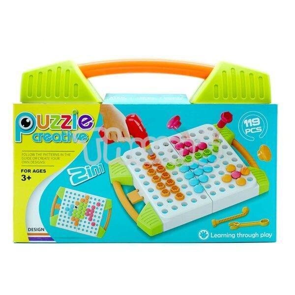 puzzle creative 2in1 electric screwdriver playset