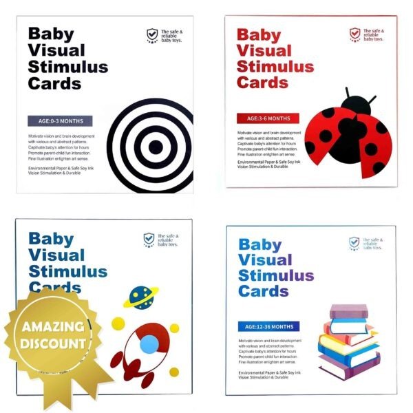 baby visual stimulus card set